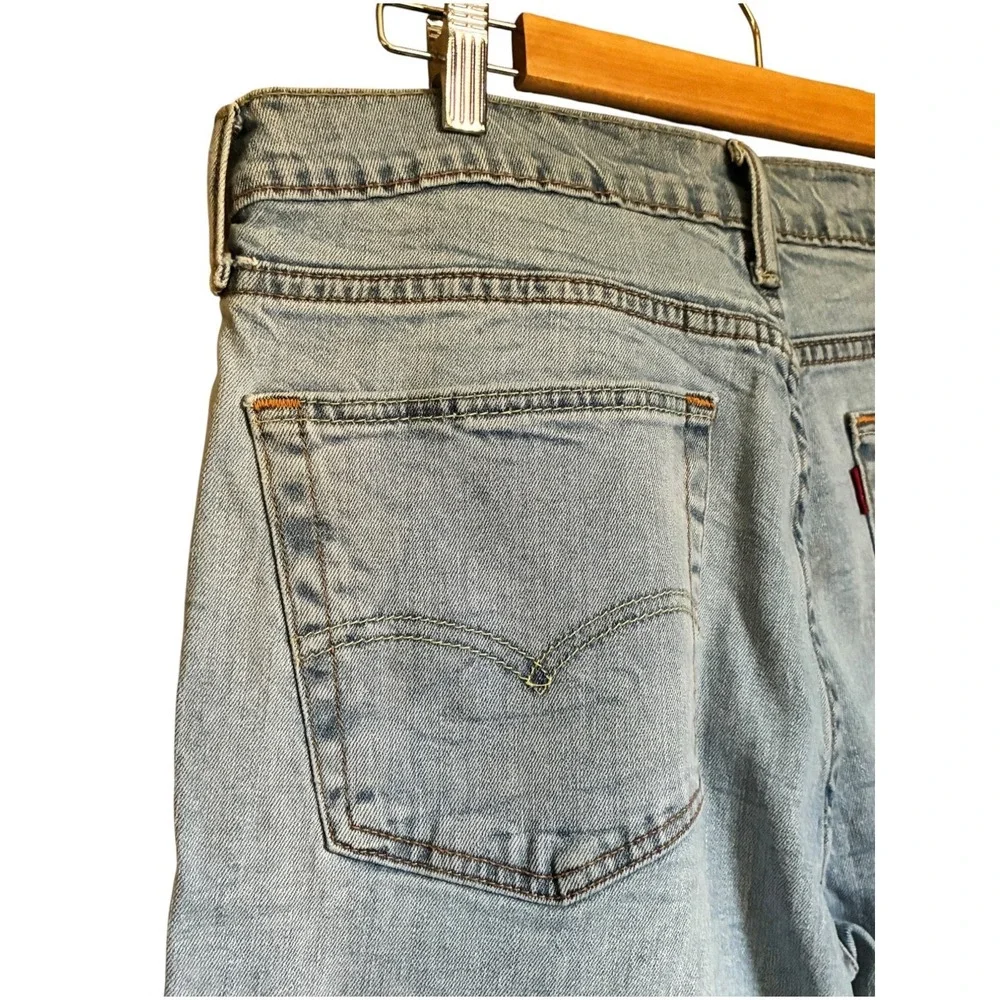 Levis 517 Slim Fit Light Blue Denim Jeans Size 36x30 100% Cotton Classic Style